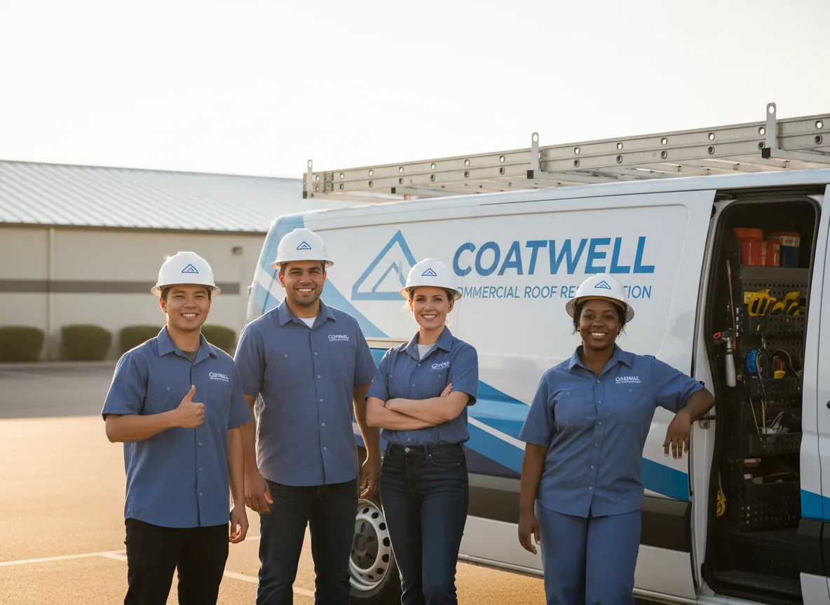 Commercial roof coating company in Valliant, OK